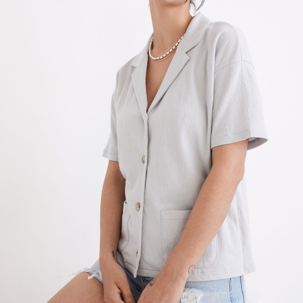Madewell // Knit Lightspun Camp Shirt